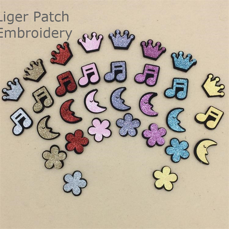 Phone Accessories Pictures - 10 Pcs Sparkle Patch Crown Moon