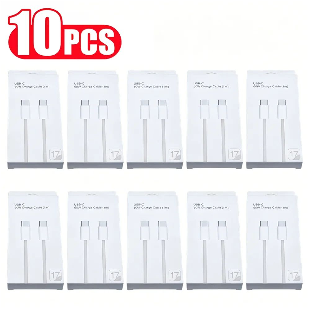 Phone Accessories Wholesale - 10 PCS USB-C PD 60W Fast