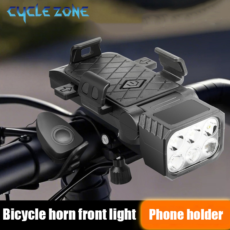 Phone Zone Accessories - Bicycle Front Light with Horn &