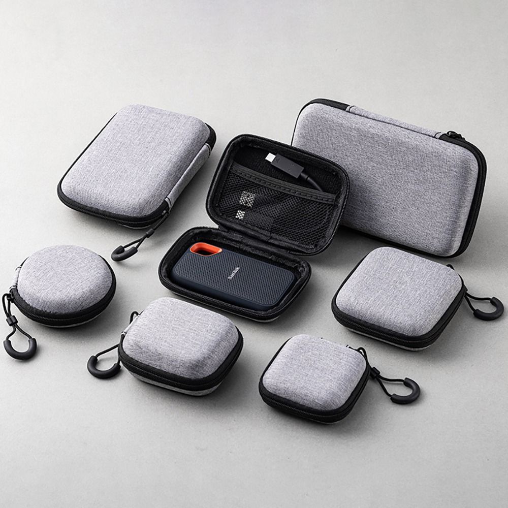 Phone Accessory - 1Pcs Earphone/Phone/Charging Cable EVA Storage Bag