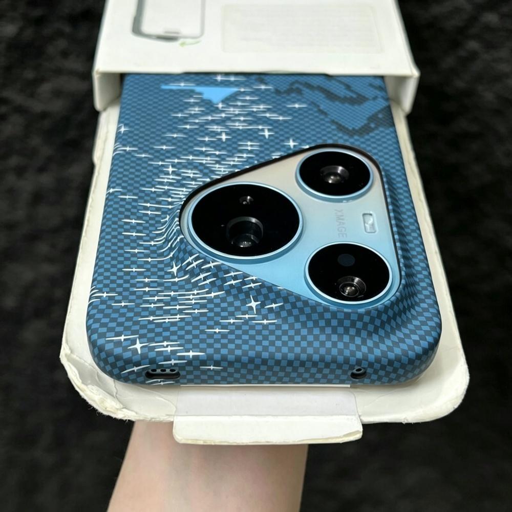 Huawei Pura 70 - Luxury UltraThin PC Carbon Fiber Kevlar
