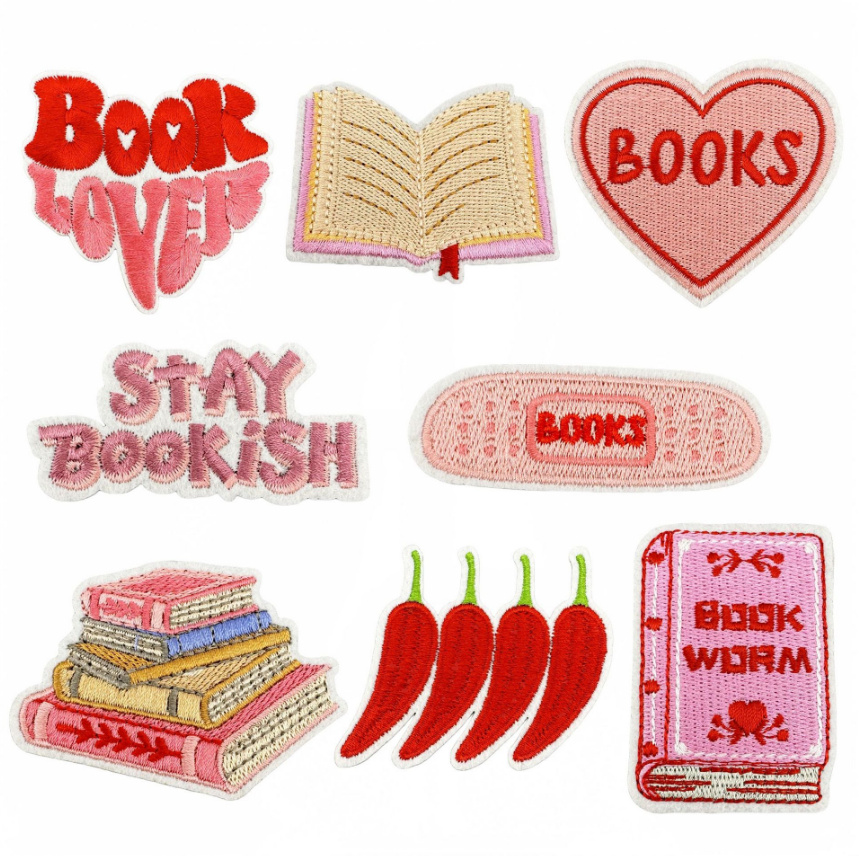 Phone Accessories Pictures - 10 Pcs Books Iron On Sew