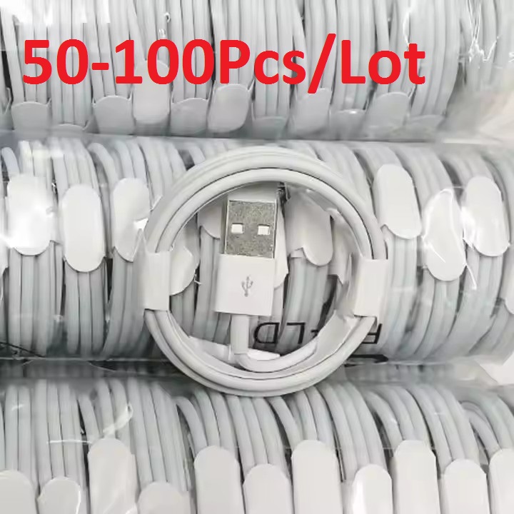 Phone Accessories Wholesale - 50-100pcs/lot USB Cable For Iphone 11