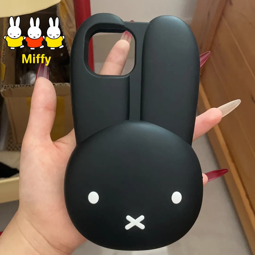 Miffy Rabbit Black Silicone Ph - Phone Accessories Images ulasan dan harga