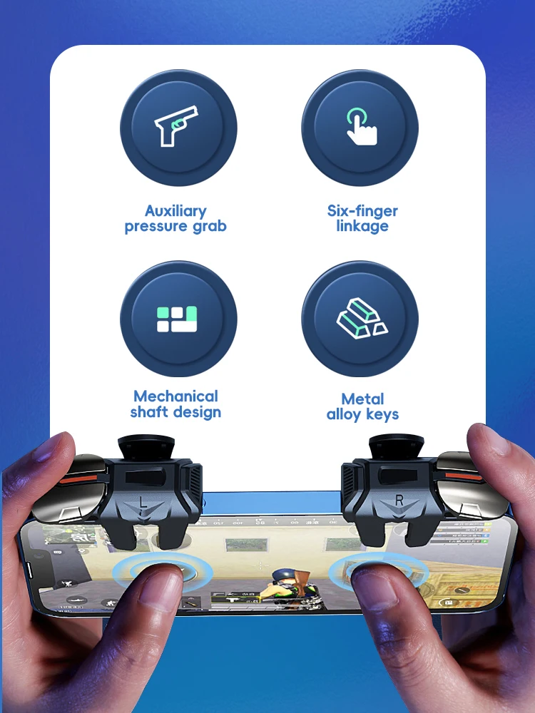 DATA FROG Six Fingers G21 Mobi - Gaming Trigger Phone ulasan dan harga