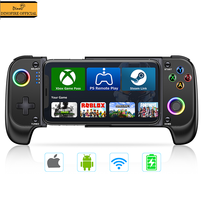 DinoFire Cell Phone Gamepad Jo - Gaming Trigger Phone ulasan dan harga