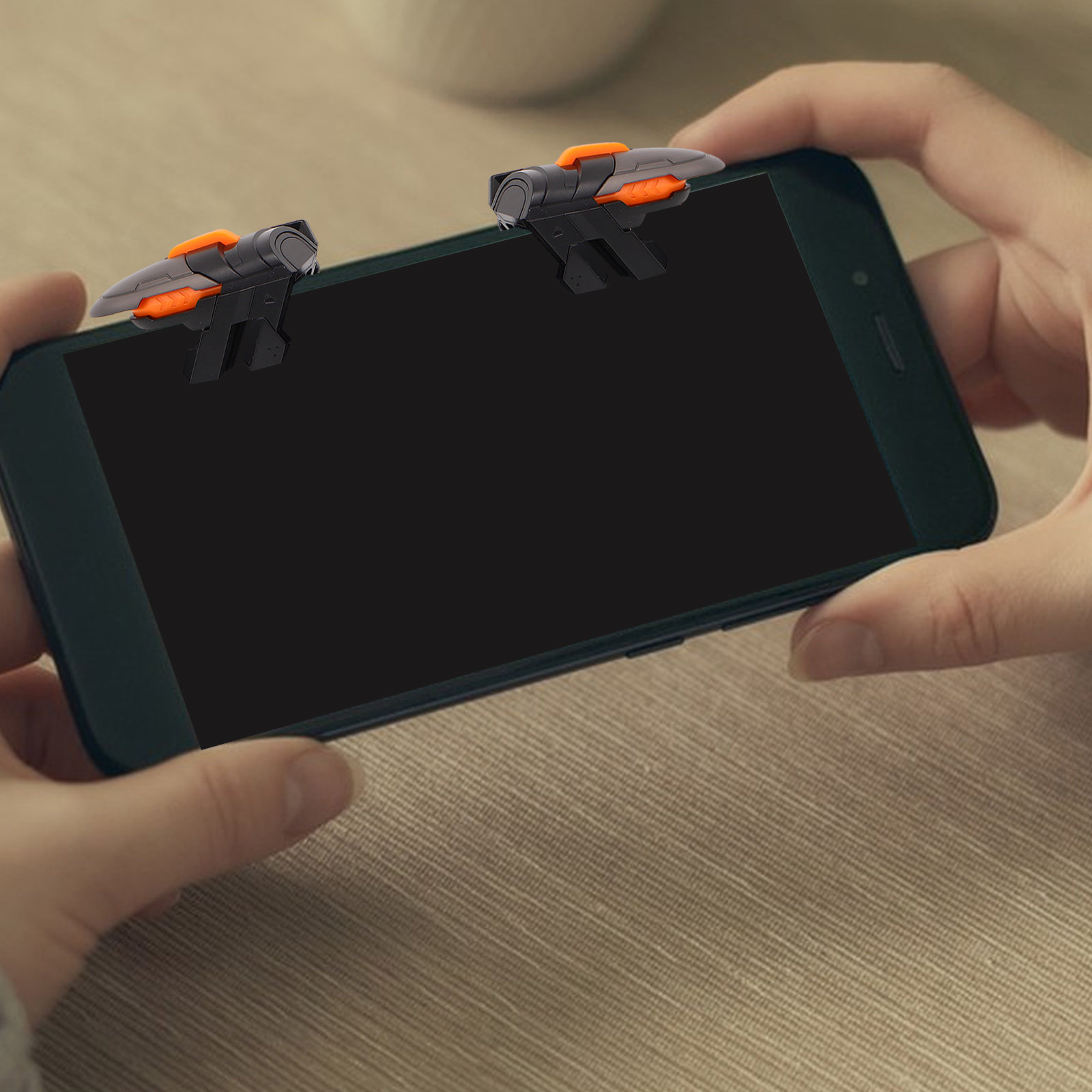 1Pair Six-Finger Gaming Trigge - Gaming Trigger Phone ulasan dan harga
