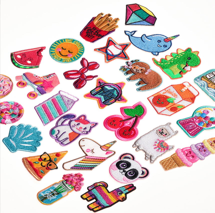 10 Pcs Food Animals Embroidery - Phone Accessories Pictures ulasan dan harga