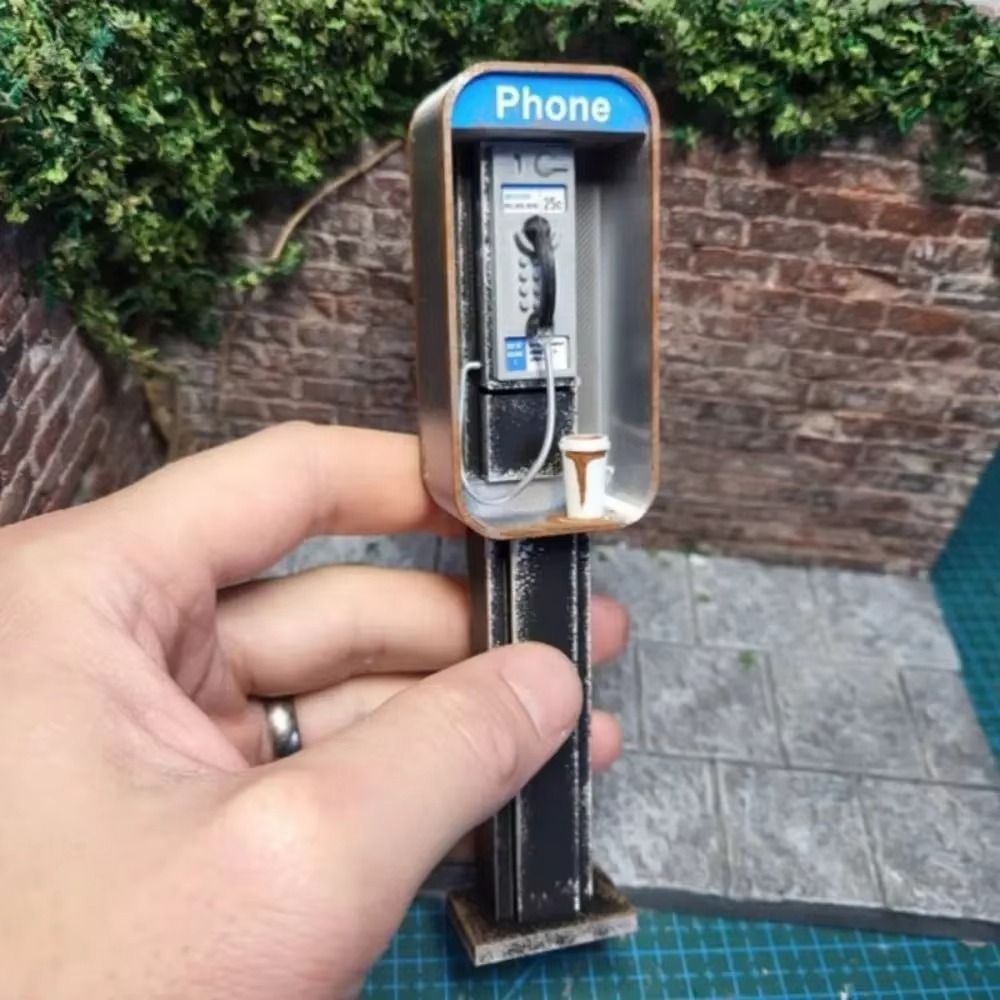 1:12 Scale Miniature Payphone  - Phone Accessories Pictures ulasan dan harga