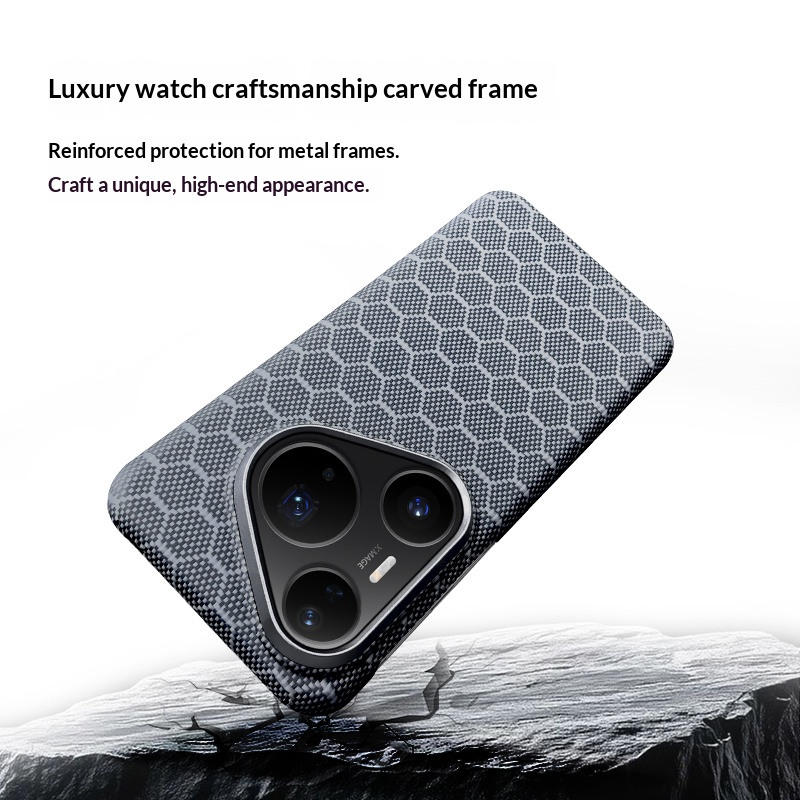 Kevlar aramid fiber Phone Case - Huawei Pura 70 ulasan dan harga