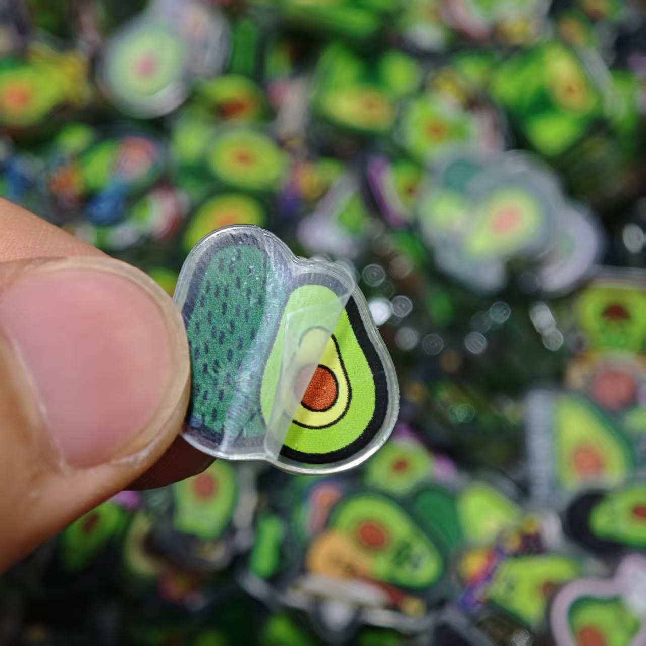 50pcs/set Avocado  Acrylic She - Phone Accessories Images ulasan dan harga
