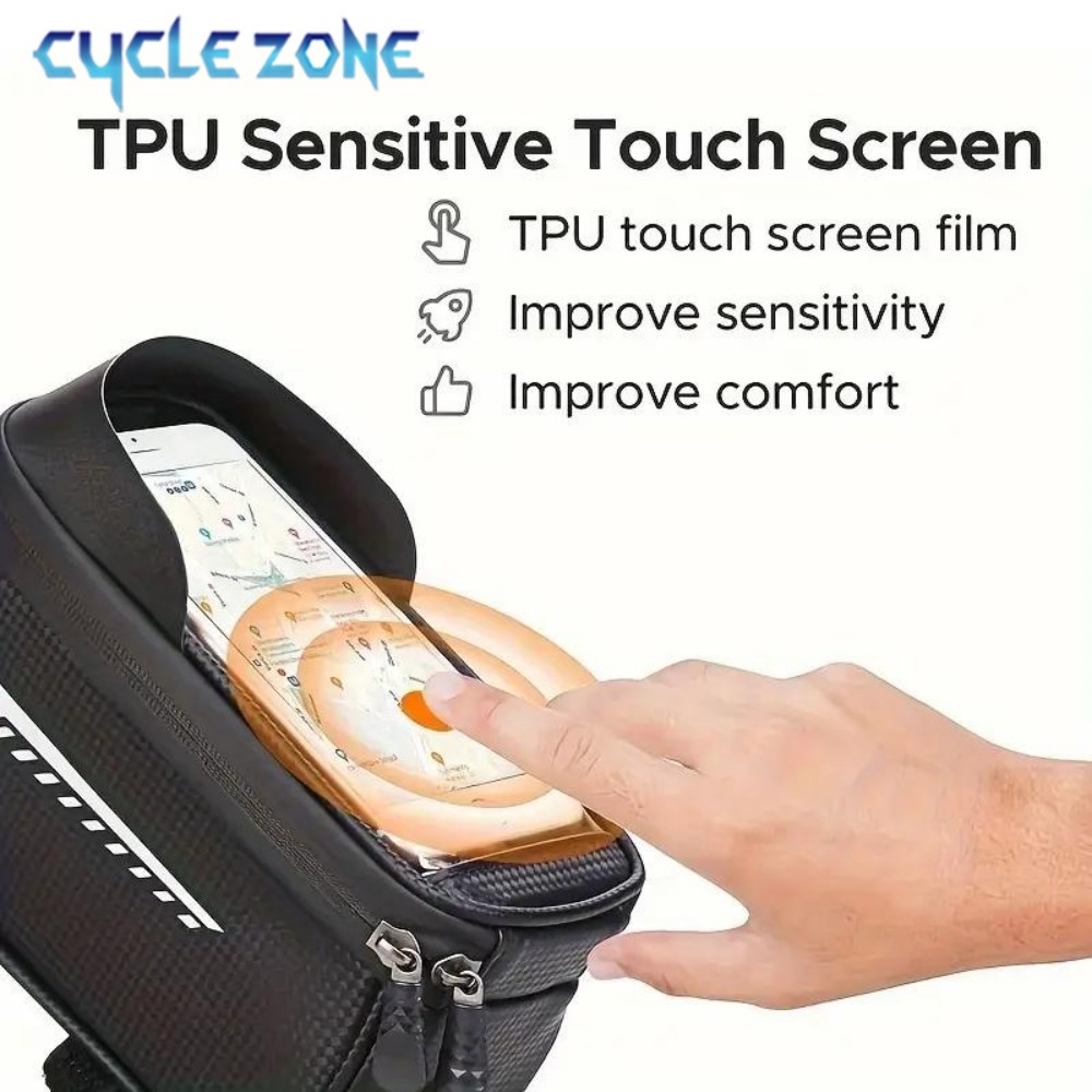 Bicycle Front Beam Bag Front T - Phone Zone Accessories ulasan dan harga