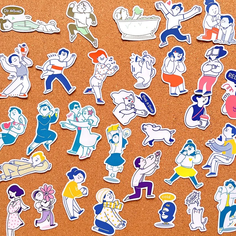 Stickers 42pcs Character Hand  - Phone Accessories For Boys ulasan dan harga