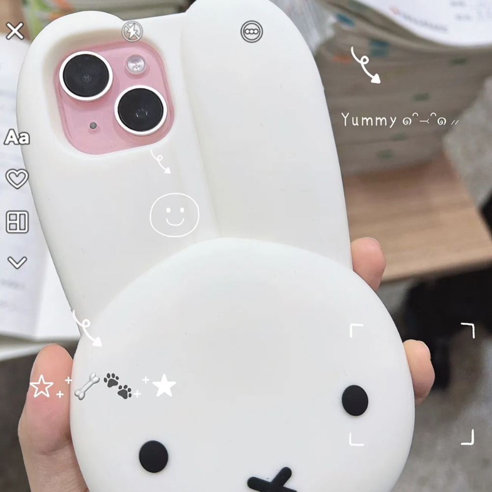 Miffy Rabbit White Silicone Ph - Phone Accessories Images ulasan dan harga