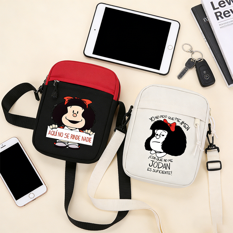 Cartoon Mafalda CrossbodyBag B - Phone Accessories For Boys ulasan dan harga